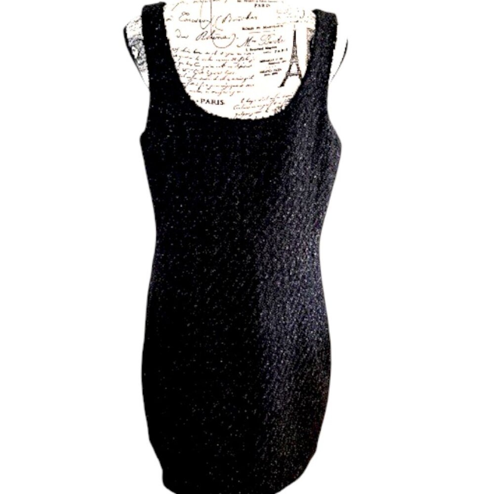 Michael Kors Metallic Tweed Wool Blend Mini Dress - Picture 6 of 8